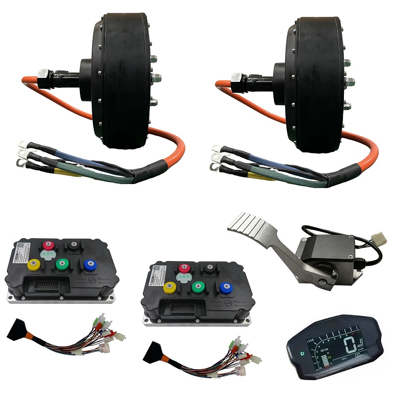 72V 8000W Brushless Hub Motor - QS 모터 273 듀얼 8000W 브러시리스