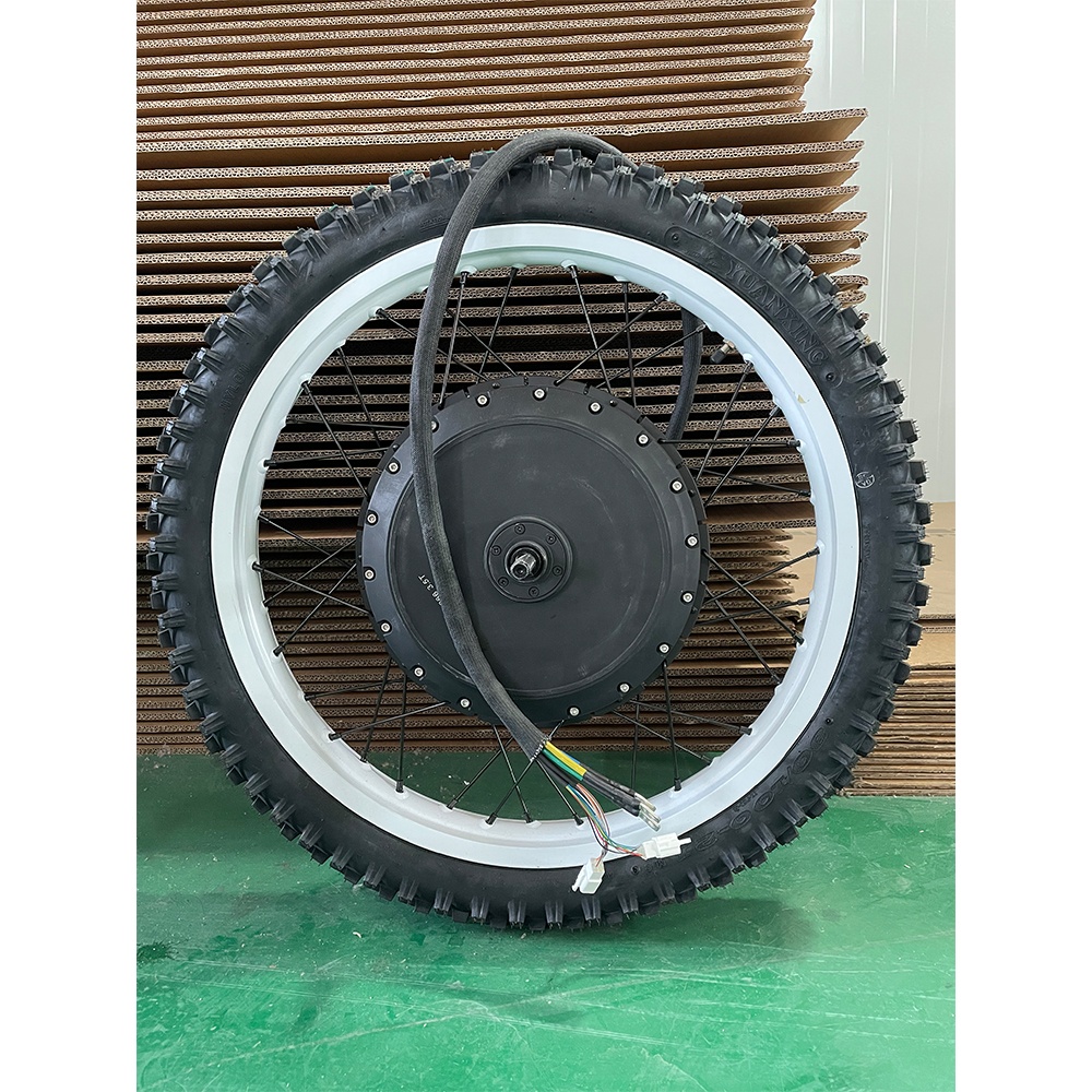 72V 8000W Brushless Hub Motor - 18'' 19'' 21'' 오토바이 휠 72V
