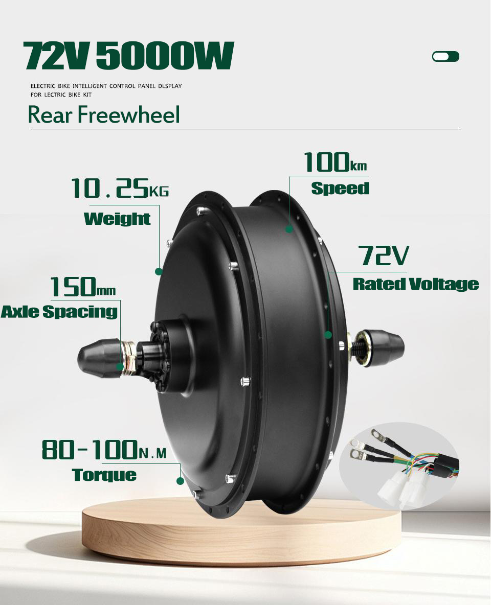 새로운 MTX39 72V 5000W 전기 자전거 변환  - 5000W Hub Motor Kit 72V 리뷰 및 가격