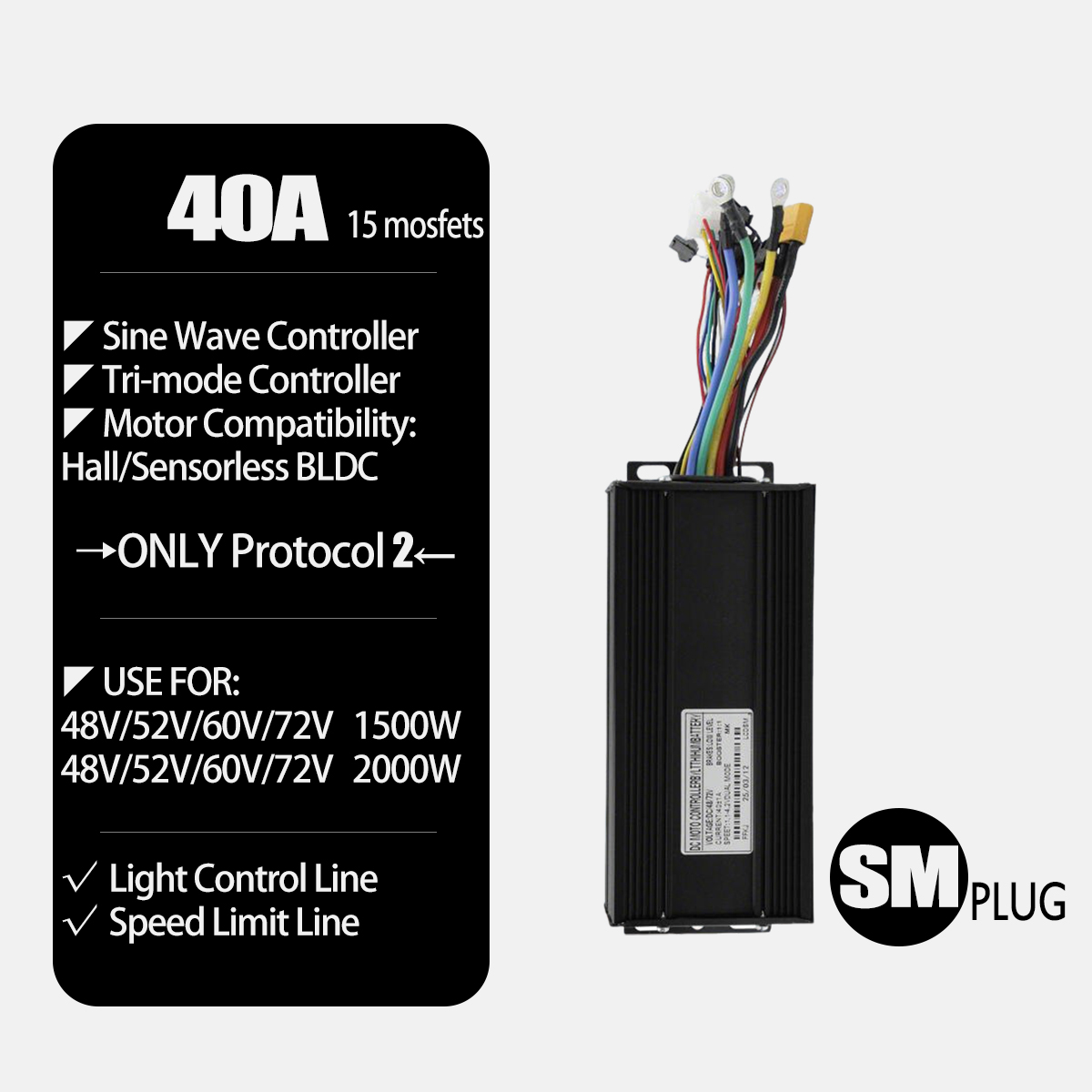 MTX39 48V/52V 2000W 전후방 허브 모터  - Gearless Hub Motor Conversion Kit 2000W With Display 리뷰 및 가격