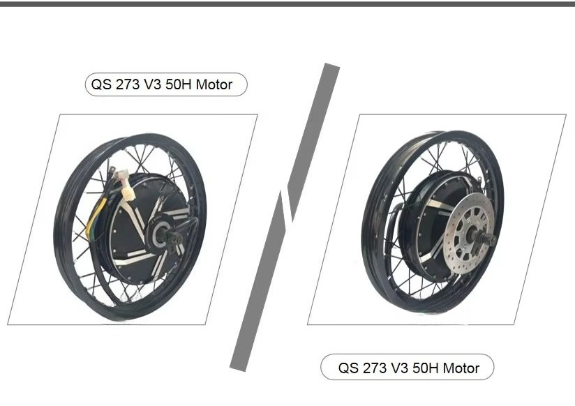 전기 오토바이 모터 키트 QS 273 50H 200mm - 12000W Electric Motorcycle Hub Motor 리뷰 및 가격