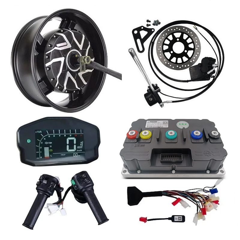 전기 오토바이 허브 모터 키트 6.0x17인치 정격 1 - 12000W Electric Motorcycle Hub Motor 리뷰 및 가격