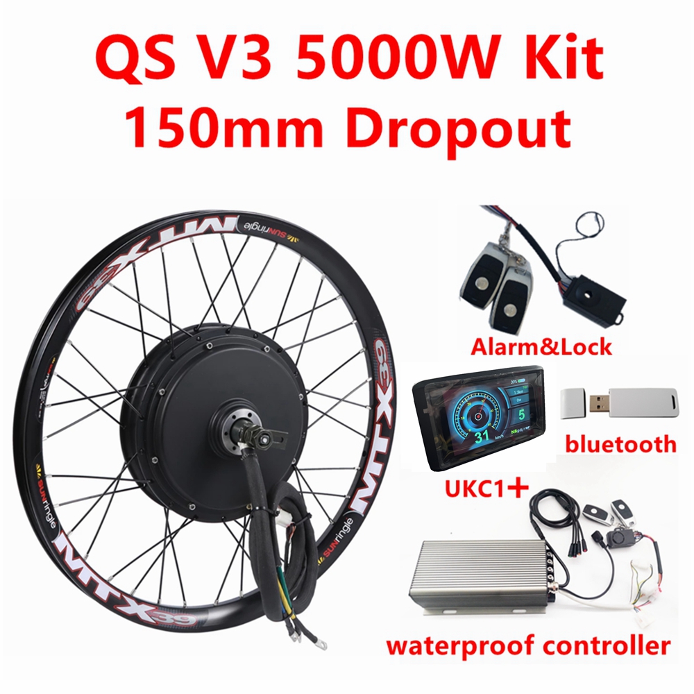 뒷바퀴 전기 자전거 모터 키트, 방수 SVMC, 150 - 5000W Hub Motor Kit 72V 리뷰 및 가격